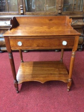 Antique Washstand, Cherry Accent Table
