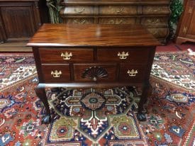 Vintage Lowboy Chest, Mahogany Wood, Charak Furniture