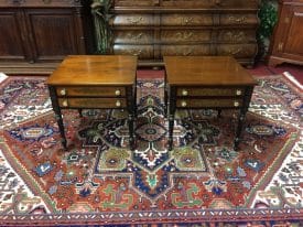 Vintage End Tables, Hitchcock Furniture, the Pair