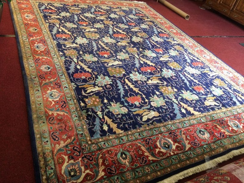 Vintage Oriental Rug, Persian Carpet, Tabriz