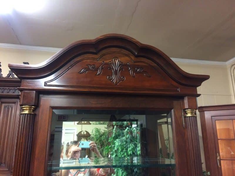 Vintage Curio Cabinet, Sligh Furniture