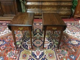 Vintage End Tables, Pembroke Style Tables, Statton Furniture (b)