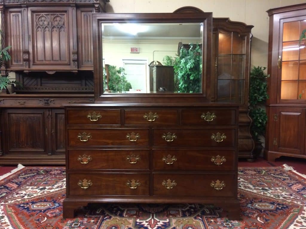 Best Price Vintage Dresser with Mirror, Stickley Furniture For Sale