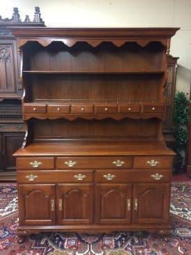 Vintage Hutch Cabinet, Ethan Allen Furniture