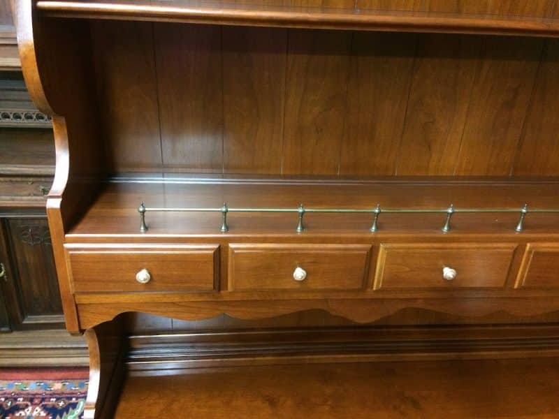 Vintage Hutch Cabinet, Ethan Allen Furniture