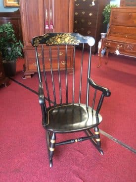 Vintage Rocking Chair, "boston Rocker," Nichols and Stone
