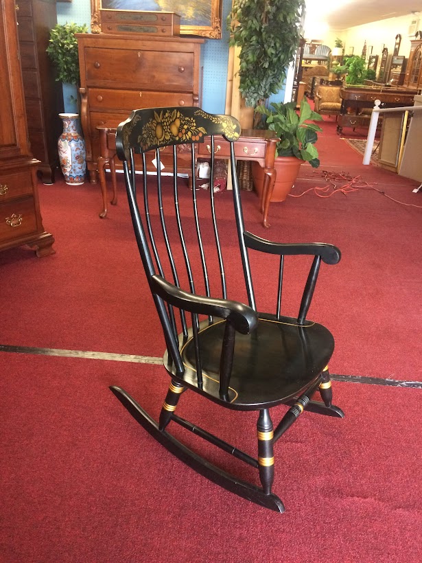 Vintage Rocking Chair, "Boston Rocker," Nichols and Stone