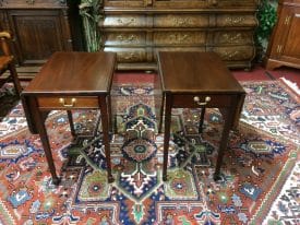 Vintage Pembroke Tables, Brandt Furniture, The Pair