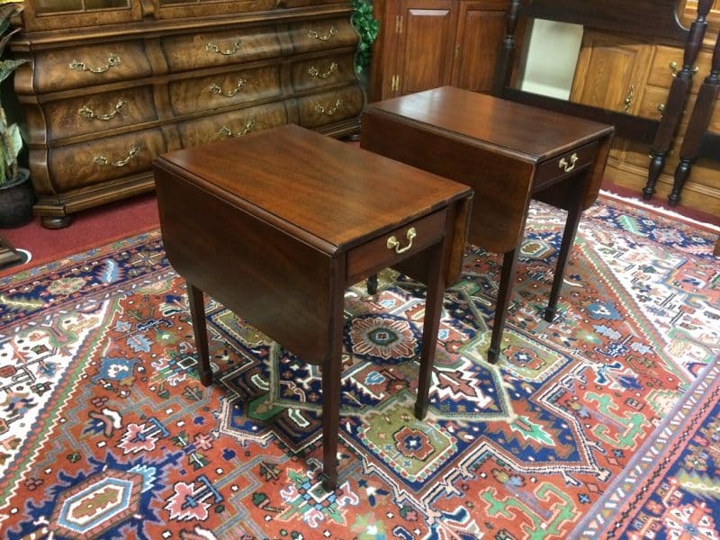 Vintage Pembroke Tables, Brandt Furniture, The Pair