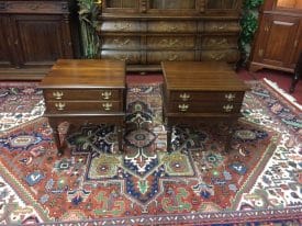 Vintage End Tables, Cherry Side Tables, The Pair