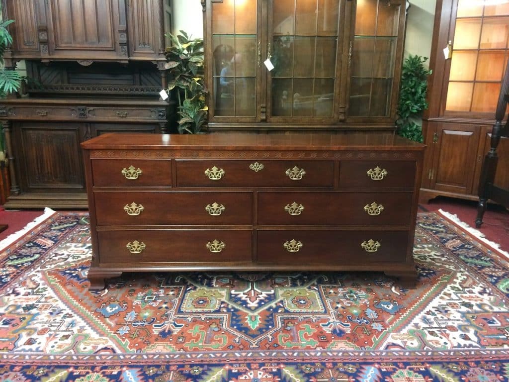 Best Price Vintage Dresser, Mahogany Wood, Baker Furniture For Sale