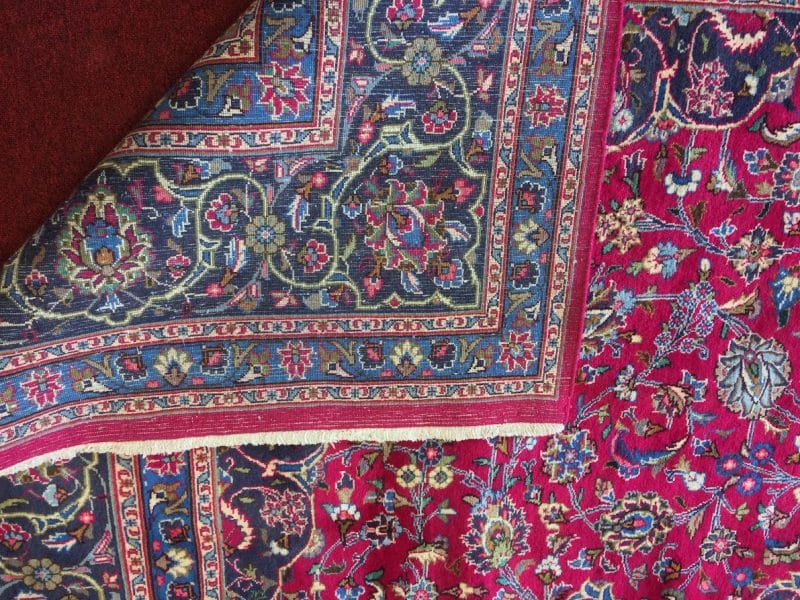 Vintage Persian Rug, Hand-knotted Room Size Rug