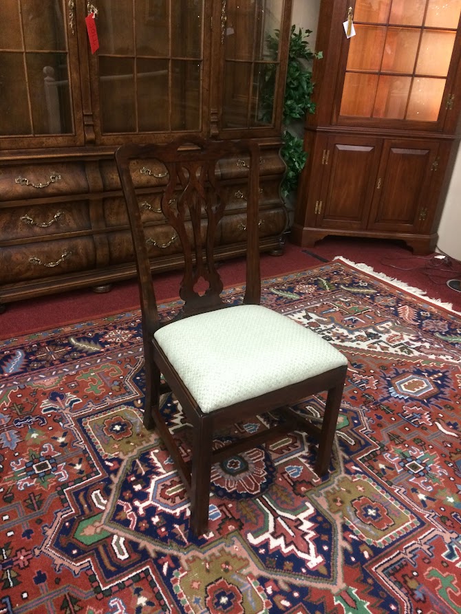 Vintage Chair, Chippendale Style Single Chair