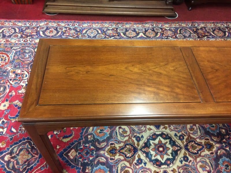 Vintage Sofa Table, Cherry Wood, Ethan Allen Furniture
