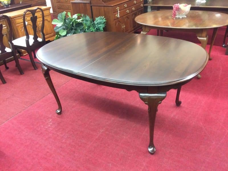Vintage Dining Table, Cherry Wood, Ethan Allen Furniture