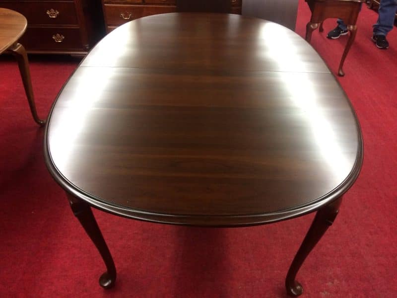 Vintage Dining Table, Cherry Wood, Ethan Allen Furniture