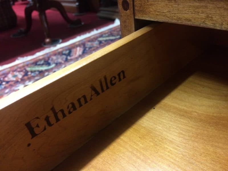 Vintage Nightstand, Maple Chest, Ethan Allen Furniture