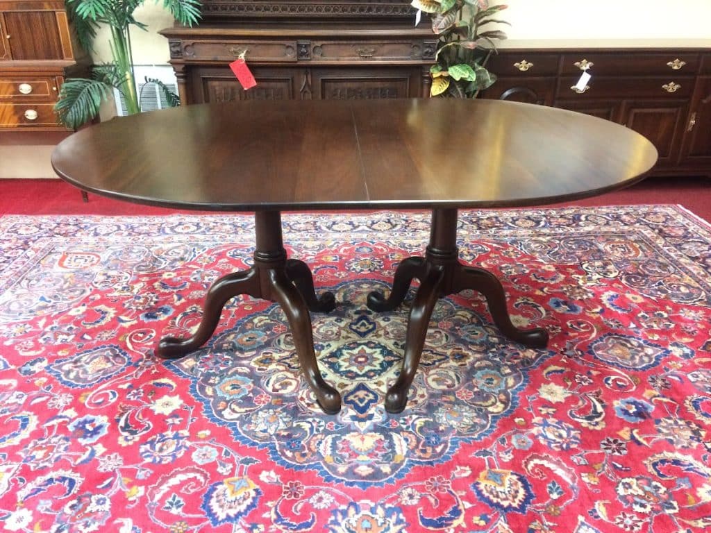 Vintage Dining Table, Solid Mahogany, Henkel Harris Furniture