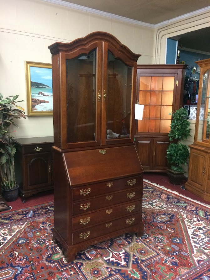 Vintage Secretary Desk Jasper Cabinet