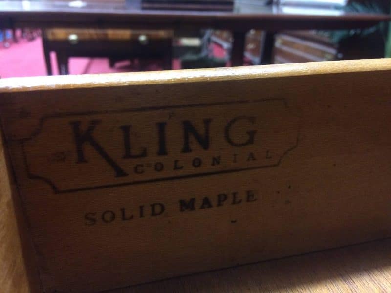 Vintage Maple Server Buffet, Kling Furniture