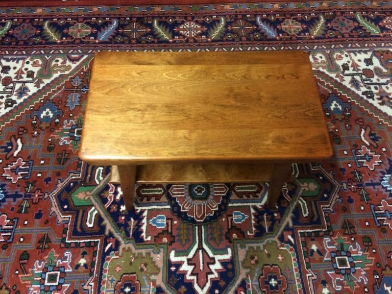 Vintage Maple End Table, Mid Century Table