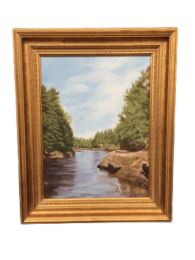 Original Framed Artwork, Oil on Board