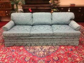 Vintage Sofa, Blue Damask Sofa, Hickory Chair Furniture