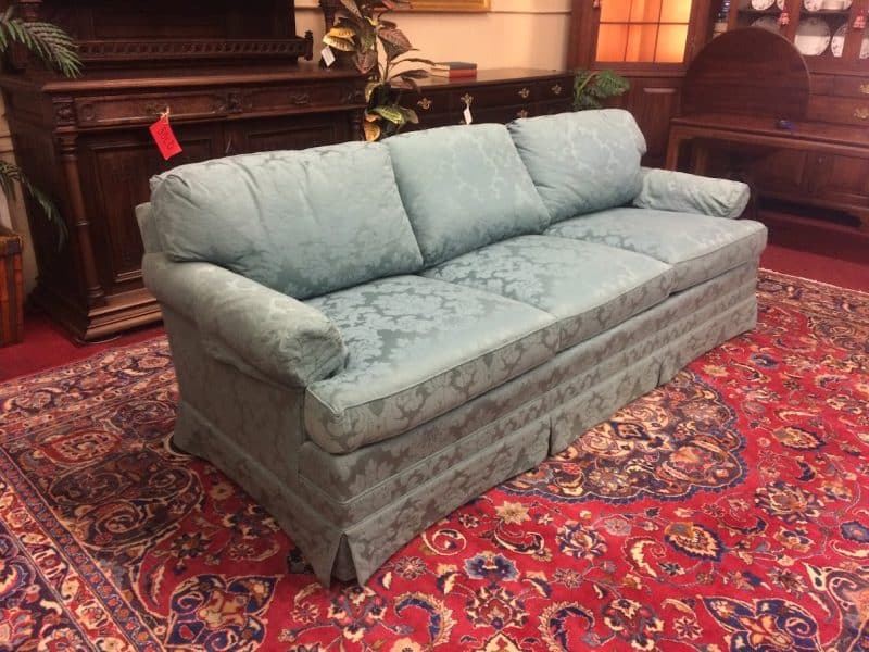 Vintage Sofa, Blue Damask Sofa, Hickory Chair Furniture