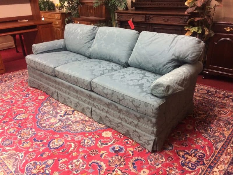 Vintage Sofa, Blue Damask Sofa, Hickory Chair Furniture