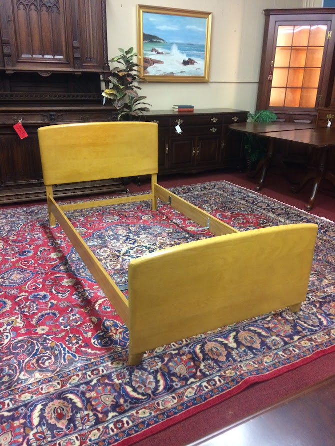 Vintage Twin Size Bed, Heywood Wakefield Furniture