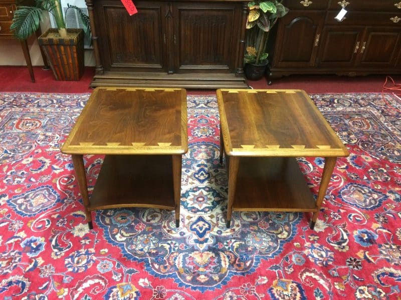 Best Price Vintage End Tables, Lane Acclaim Furniture, Mid Century