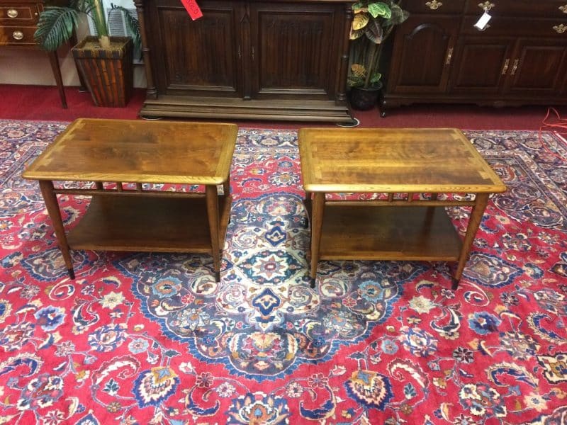 Best Price Vintage End Tables, Lane Acclaim Furniture, Mid Century
