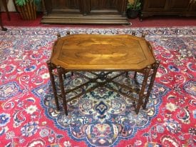Vintage Coffee Table, Butlers Table with Stand