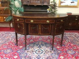 Vintage Sideboard, Hickory Chair Furniture, Inlaid Buffet