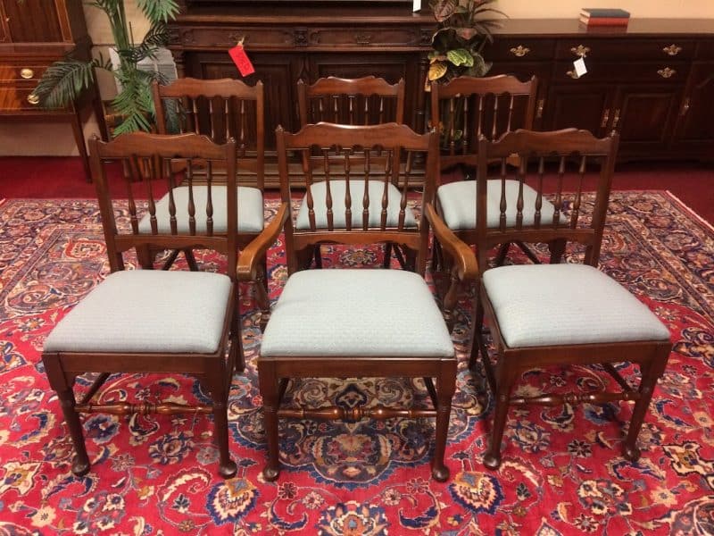 Best Price Vintage Dining Chairs, Pennsylvania House Furniture, Set of