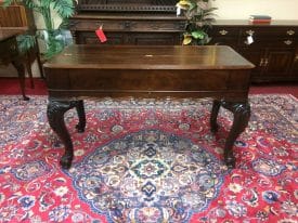 Antique Spinet Desk, Antique Piano Organ Converted to Desk