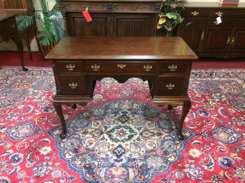 Vintage Writing Desk, Mahogany Vanity