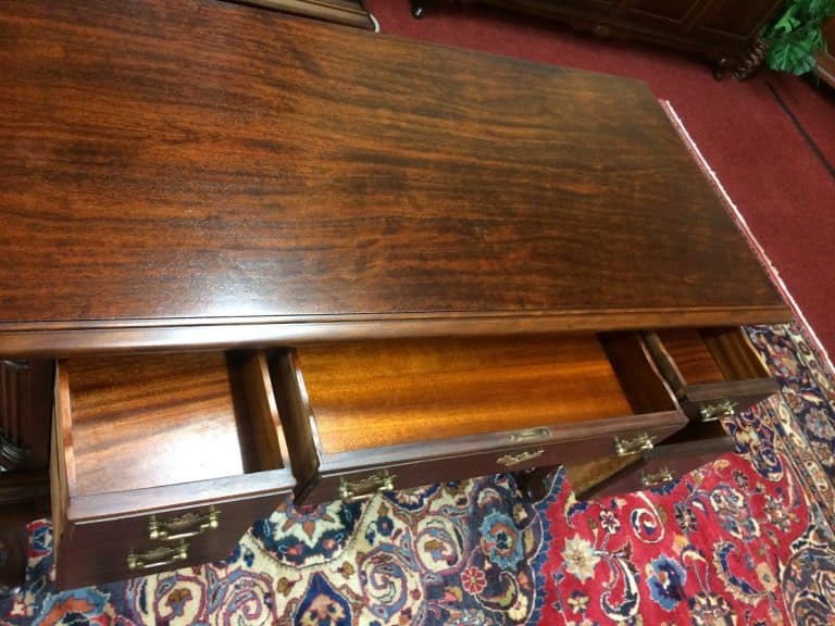 Vintage Writing Desk, Mahogany Vanity - Image 8