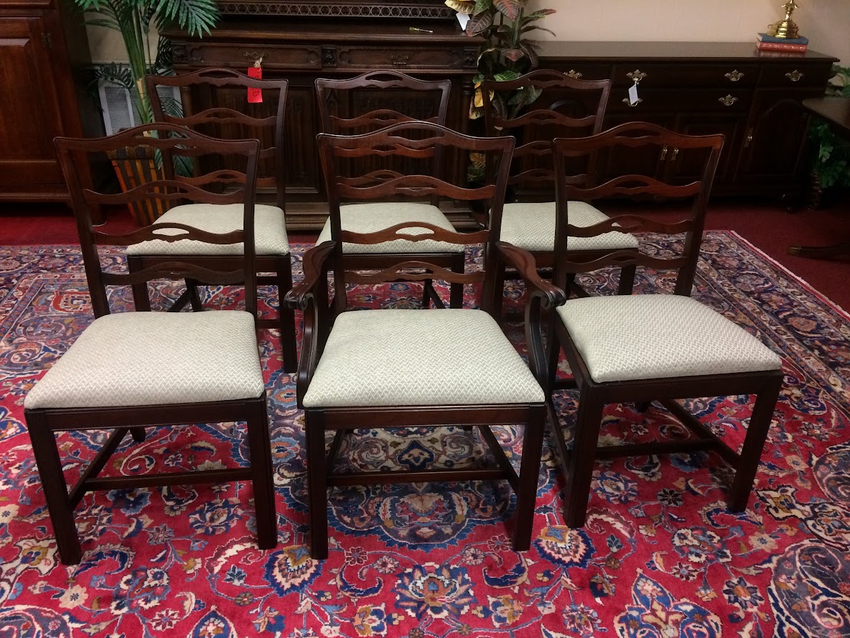 Vintage Dining Chairs, Ribbon Back Chairs, Georgetown Galleries