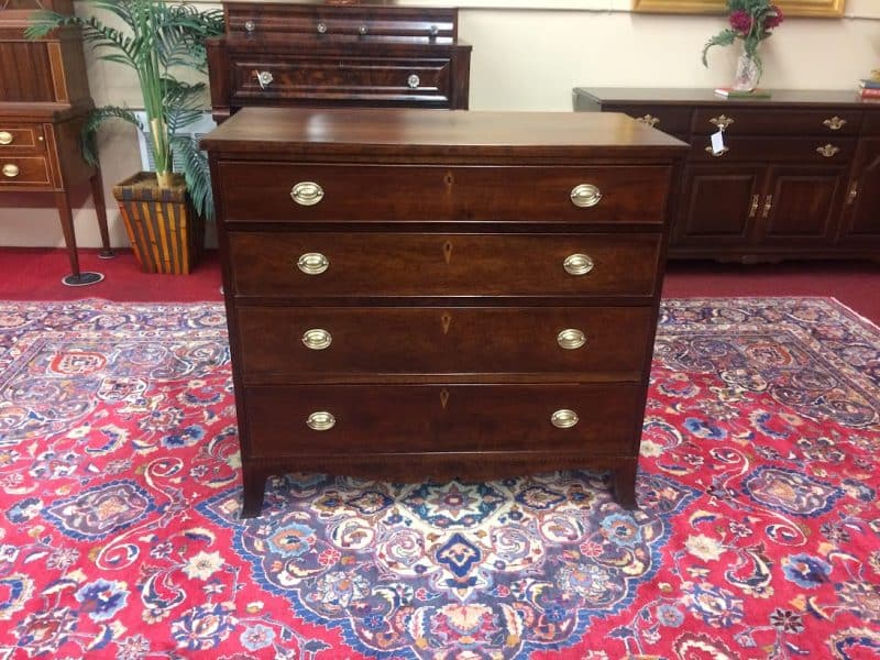 Antique Chest of Drawers, Inlaid Dresser