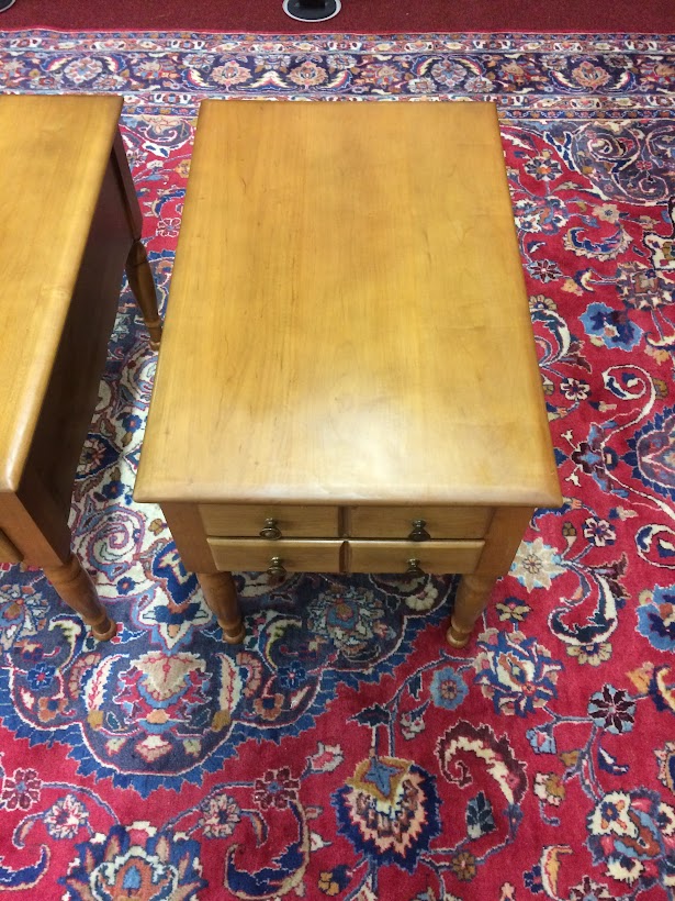 Vintage End Tables, Maple End Tables 👍