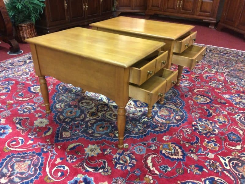 Vintage End Tables, Maple End Tables 👍