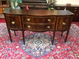 Vintage Sideboard, Inlaid Mahogany Buffet, Red Lion Furniture