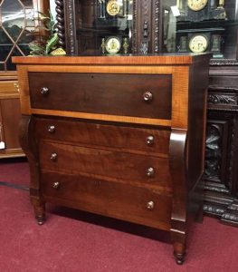 Antique Tiger Maple Chest