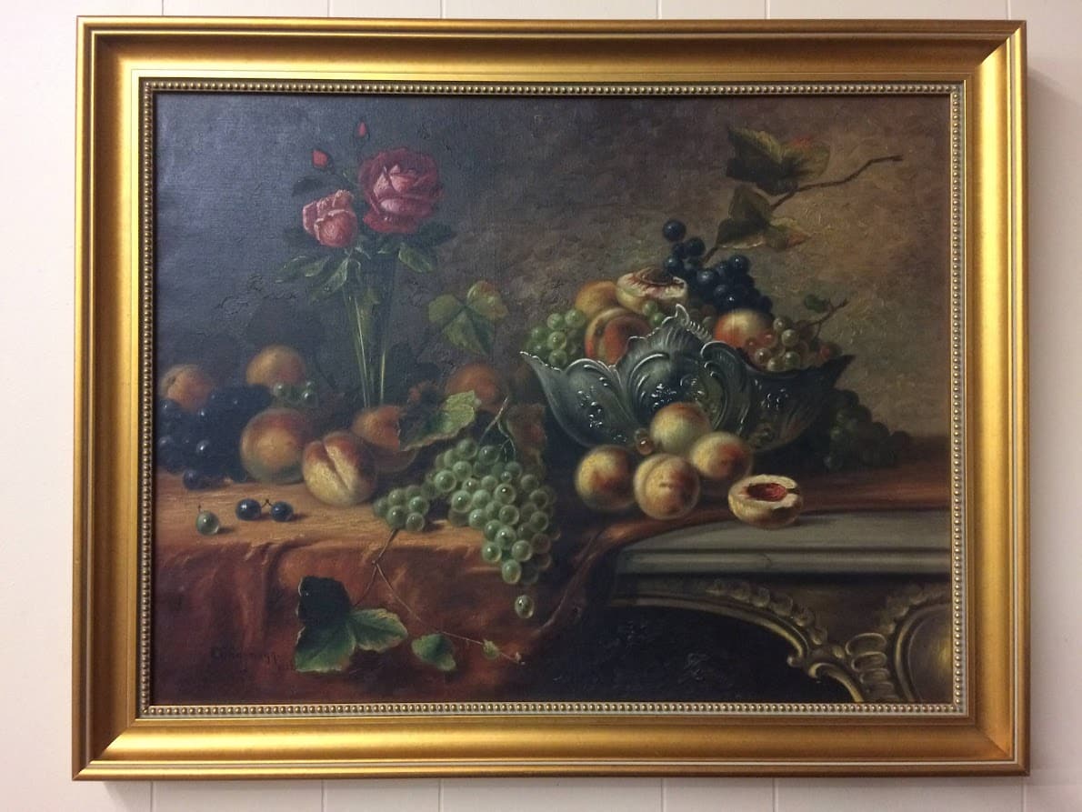 Antique Oil Painting, Still Life Painting
