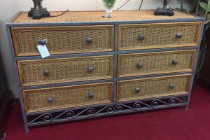 Wicker Dresser