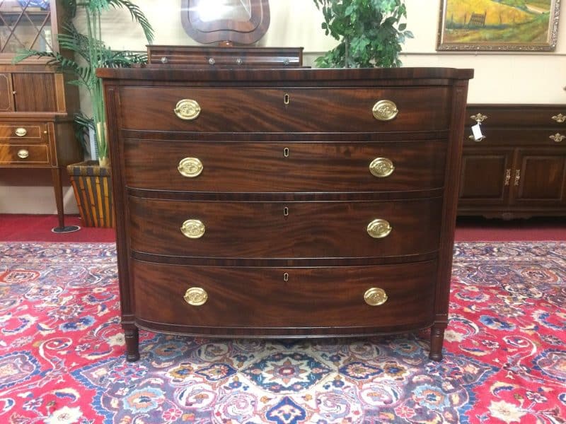 Antique Four Drawer Chest, Mahogany Chest of Drawers