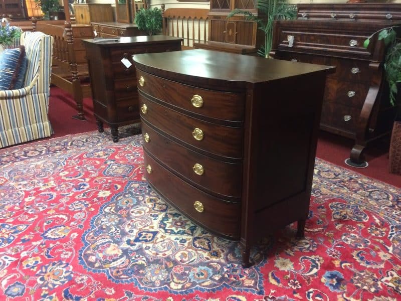Antique Four Drawer Chest, Mahogany Chest of Drawers