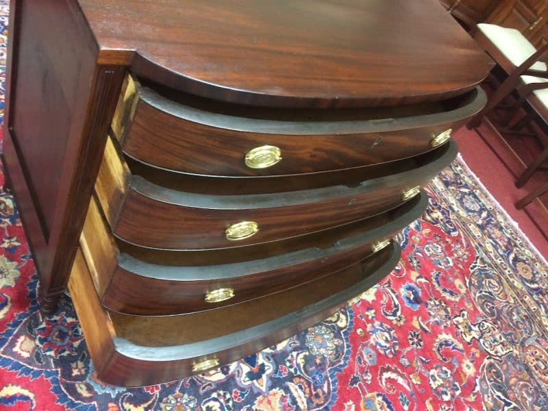Antique Four Drawer Chest, Mahogany Chest of Drawers