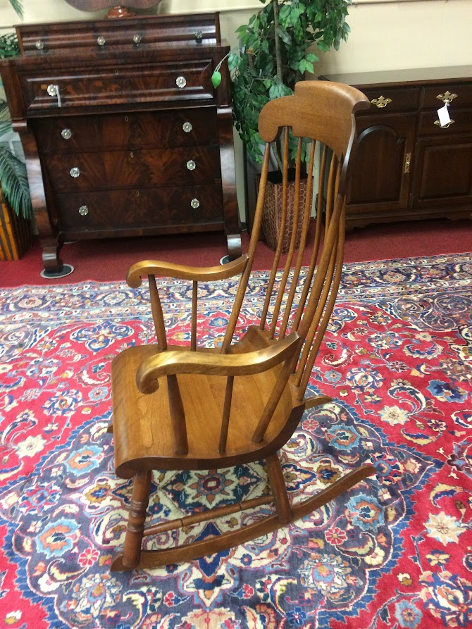 Vintage Rocking Chair, Nichols & Stone Rocker, Maple Rocking Chair